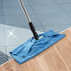 XXL Microfasertuch 60x50 cm blau inkl. Einzelverpackung in bedruckter Banderole