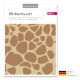 Brillenputztuch mit Giraffenmuster