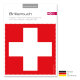 Brillenputztuch mit Designmotiv Flaggen